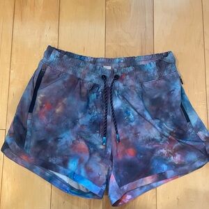Athleta Multicolor Tie-Dye Athletic Shorts